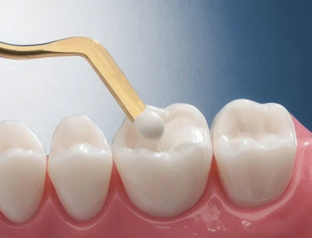 Tooth coloured fillings applied in Torquay